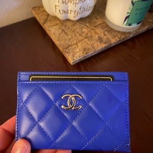 Chanel card holder